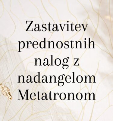 Zastavitev prednostnih nalog