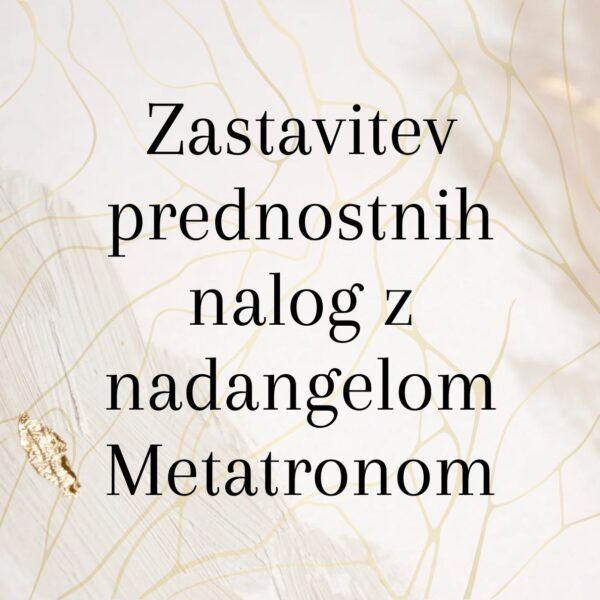 Zastavitev prednostnih nalog
