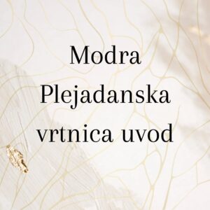 Modra Plejadanska vrtnica
