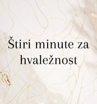 Vizualizacija Štiri minute za hvaležnost