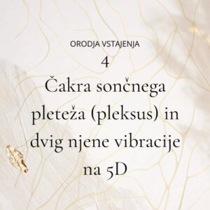 Dvig vibracije čakre solarnega pleksusa